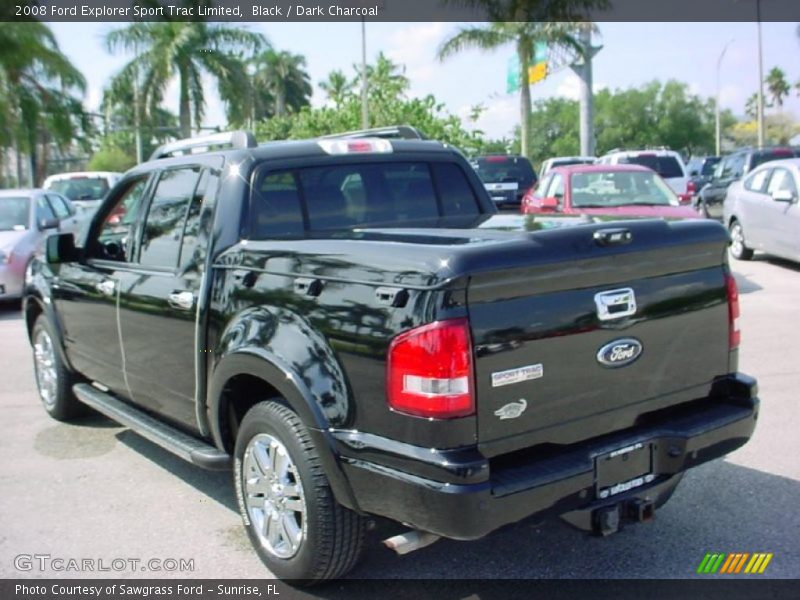 Black / Dark Charcoal 2008 Ford Explorer Sport Trac Limited