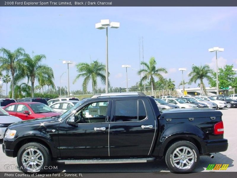 Black / Dark Charcoal 2008 Ford Explorer Sport Trac Limited