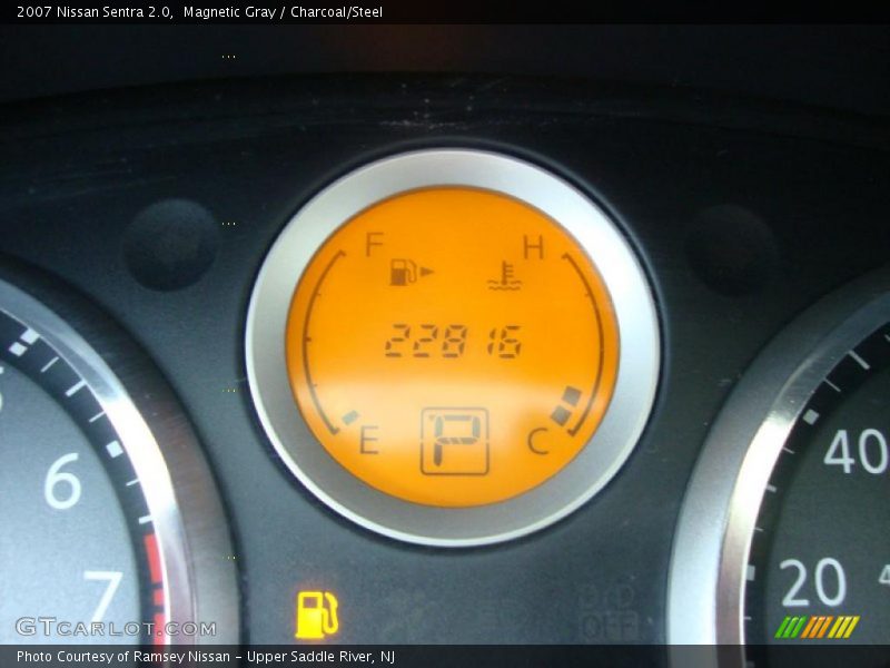 Magnetic Gray / Charcoal/Steel 2007 Nissan Sentra 2.0