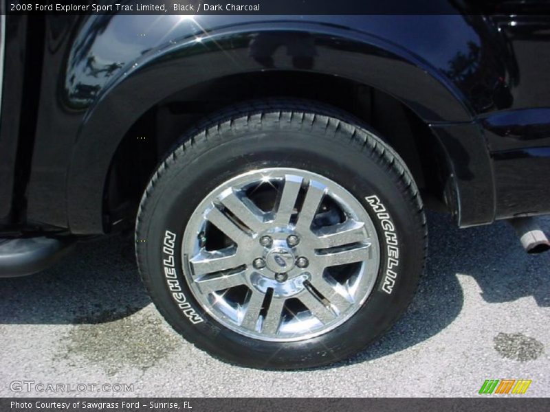 Black / Dark Charcoal 2008 Ford Explorer Sport Trac Limited