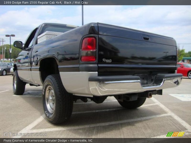 Black / Mist Gray 1999 Dodge Ram 1500 Regular Cab 4x4