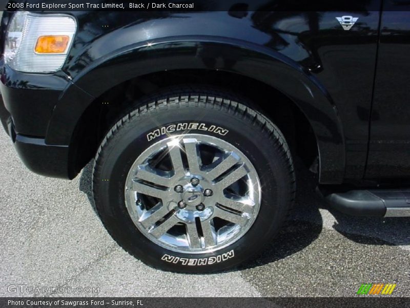 Black / Dark Charcoal 2008 Ford Explorer Sport Trac Limited