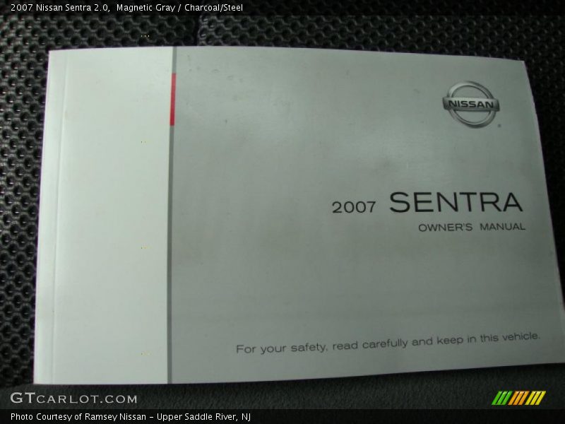 Magnetic Gray / Charcoal/Steel 2007 Nissan Sentra 2.0