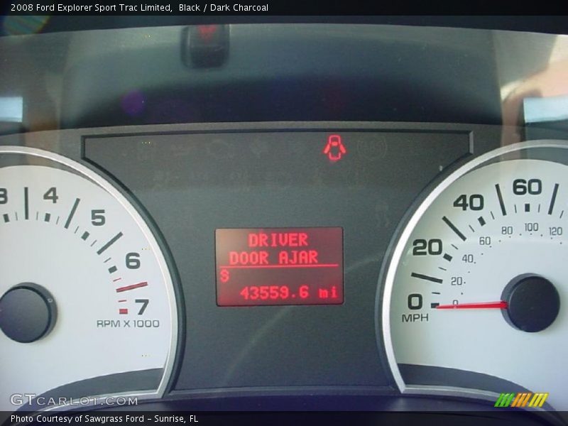 Black / Dark Charcoal 2008 Ford Explorer Sport Trac Limited