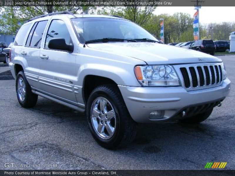 Bright Silver Metallic / Dark Slate Gray/Light Slate Gray 2003 Jeep Grand Cherokee Overland 4x4