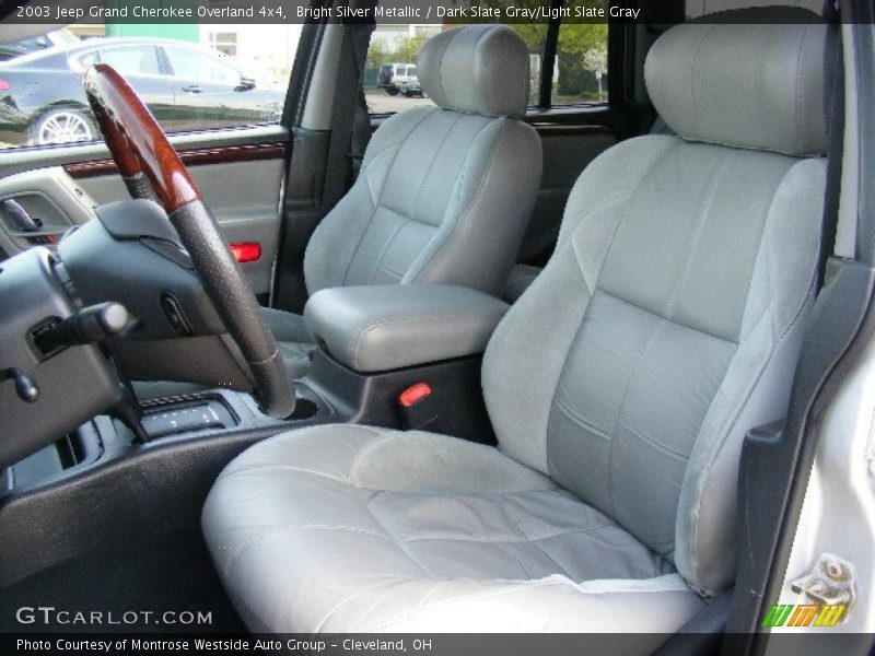 Bright Silver Metallic / Dark Slate Gray/Light Slate Gray 2003 Jeep Grand Cherokee Overland 4x4