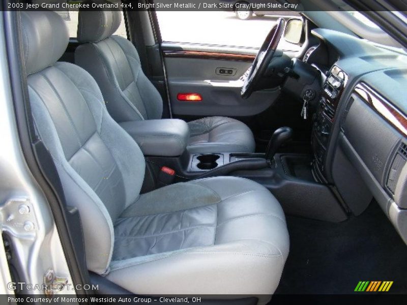 Bright Silver Metallic / Dark Slate Gray/Light Slate Gray 2003 Jeep Grand Cherokee Overland 4x4