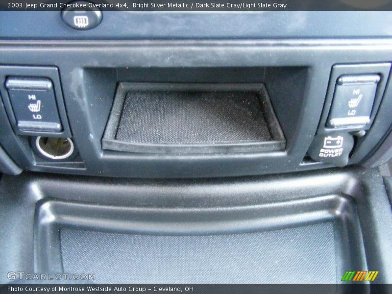 Bright Silver Metallic / Dark Slate Gray/Light Slate Gray 2003 Jeep Grand Cherokee Overland 4x4