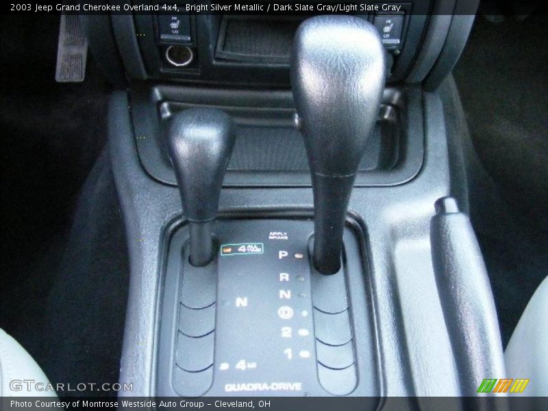 Bright Silver Metallic / Dark Slate Gray/Light Slate Gray 2003 Jeep Grand Cherokee Overland 4x4