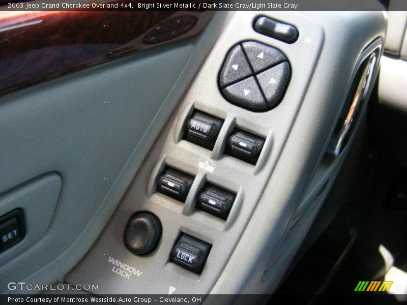 Bright Silver Metallic / Dark Slate Gray/Light Slate Gray 2003 Jeep Grand Cherokee Overland 4x4