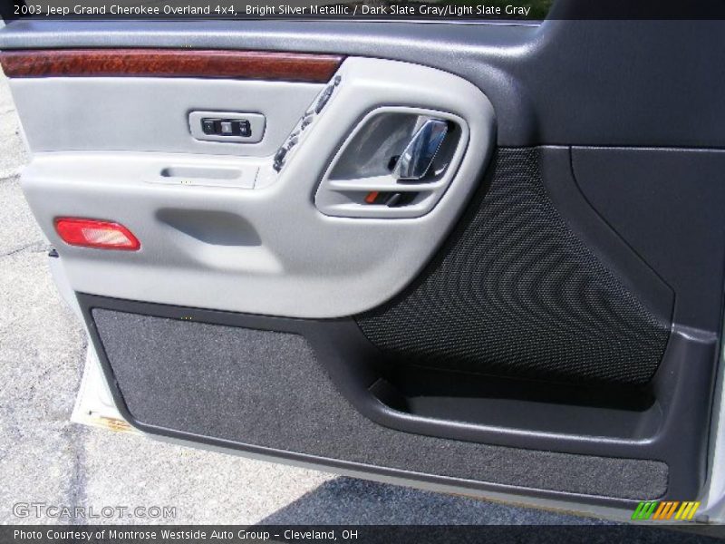 Bright Silver Metallic / Dark Slate Gray/Light Slate Gray 2003 Jeep Grand Cherokee Overland 4x4