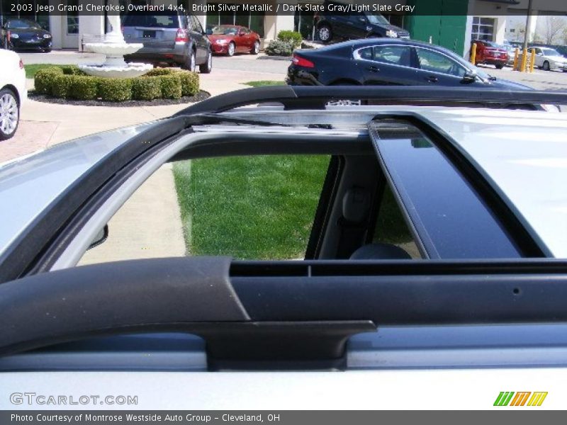 Bright Silver Metallic / Dark Slate Gray/Light Slate Gray 2003 Jeep Grand Cherokee Overland 4x4