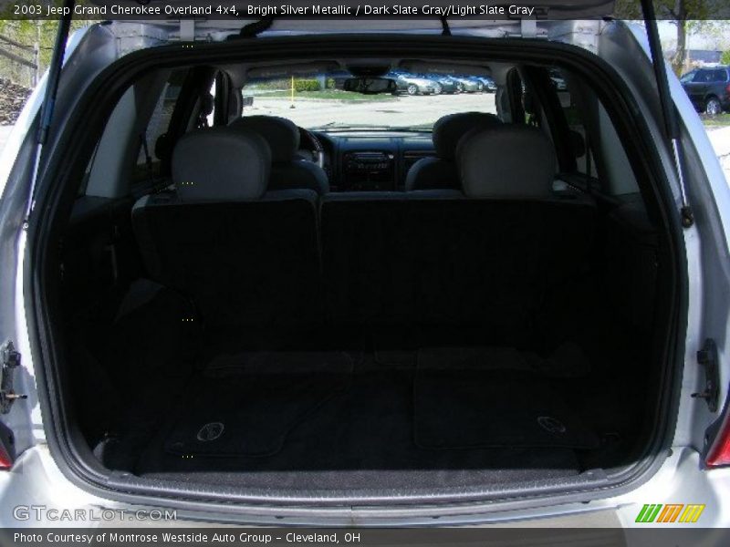 Bright Silver Metallic / Dark Slate Gray/Light Slate Gray 2003 Jeep Grand Cherokee Overland 4x4