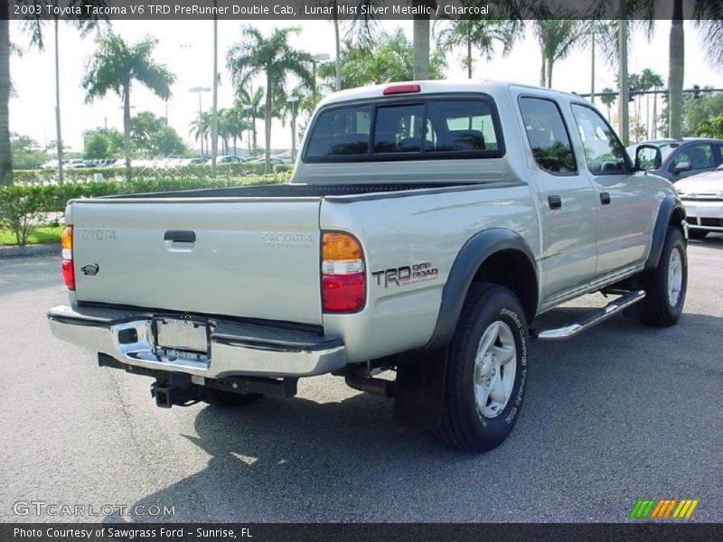 Lunar Mist Silver Metallic / Charcoal 2003 Toyota Tacoma V6 TRD PreRunner Double Cab