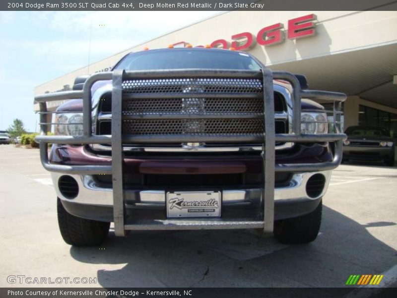 Deep Molten Red Metallic / Dark Slate Gray 2004 Dodge Ram 3500 SLT Quad Cab 4x4