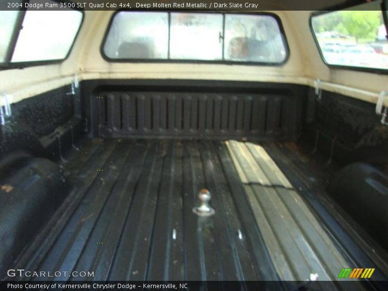 Deep Molten Red Metallic / Dark Slate Gray 2004 Dodge Ram 3500 SLT Quad Cab 4x4