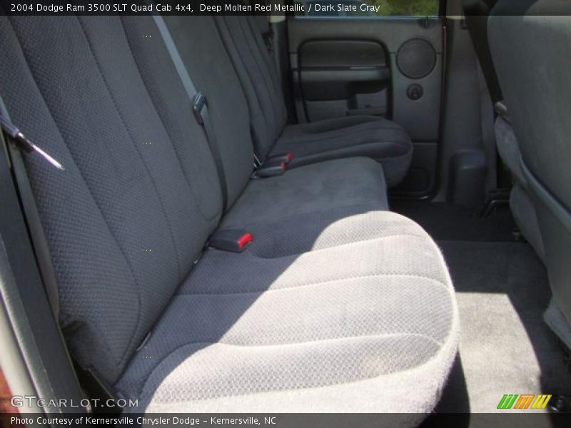 Deep Molten Red Metallic / Dark Slate Gray 2004 Dodge Ram 3500 SLT Quad Cab 4x4