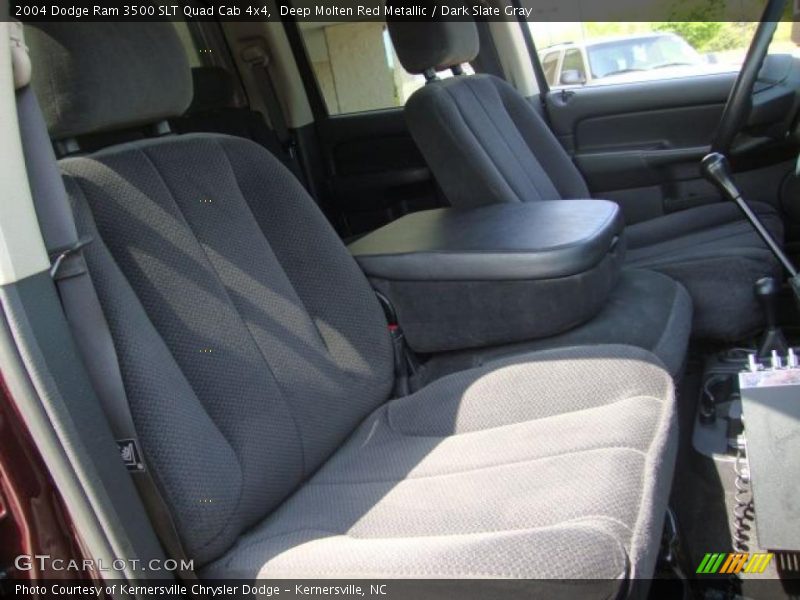 Deep Molten Red Metallic / Dark Slate Gray 2004 Dodge Ram 3500 SLT Quad Cab 4x4