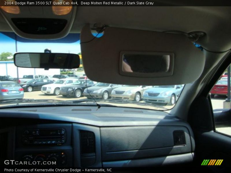 Deep Molten Red Metallic / Dark Slate Gray 2004 Dodge Ram 3500 SLT Quad Cab 4x4