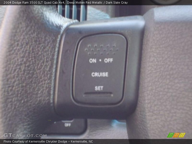 Deep Molten Red Metallic / Dark Slate Gray 2004 Dodge Ram 3500 SLT Quad Cab 4x4