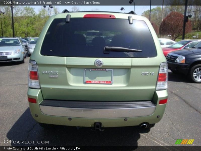 Kiwi Green / Black/Stone 2008 Mercury Mariner V6 Premier 4WD