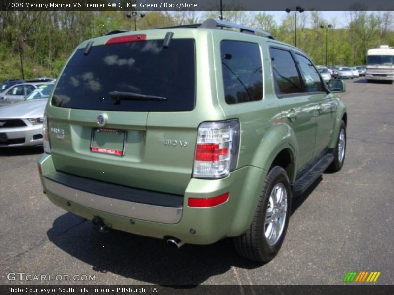 Kiwi Green / Black/Stone 2008 Mercury Mariner V6 Premier 4WD