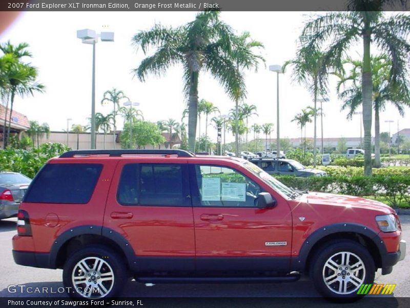 Orange Frost Metallic / Black 2007 Ford Explorer XLT Ironman Edition