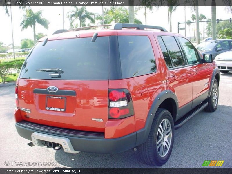 Orange Frost Metallic / Black 2007 Ford Explorer XLT Ironman Edition