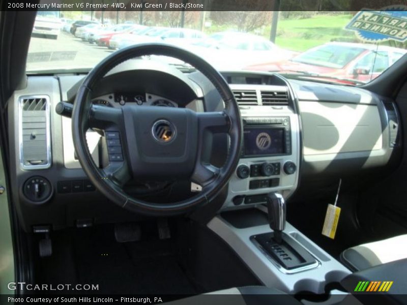 Kiwi Green / Black/Stone 2008 Mercury Mariner V6 Premier 4WD