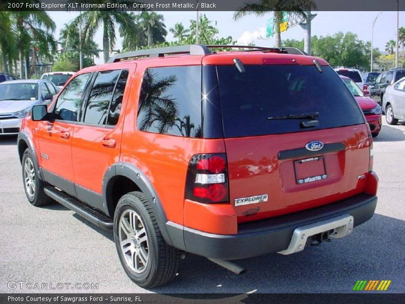 Orange Frost Metallic / Black 2007 Ford Explorer XLT Ironman Edition