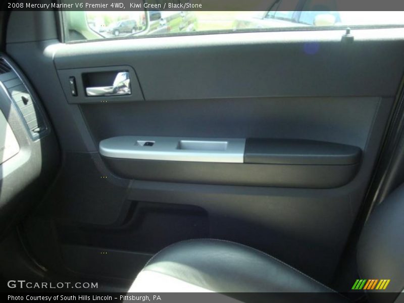 Kiwi Green / Black/Stone 2008 Mercury Mariner V6 Premier 4WD