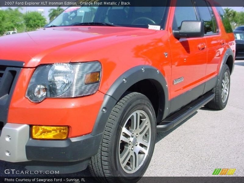Orange Frost Metallic / Black 2007 Ford Explorer XLT Ironman Edition