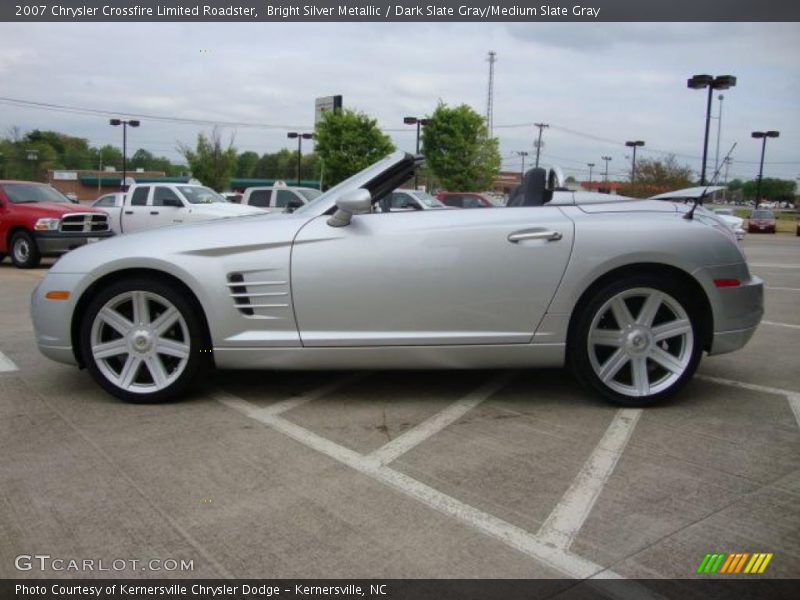 Bright Silver Metallic / Dark Slate Gray/Medium Slate Gray 2007 Chrysler Crossfire Limited Roadster