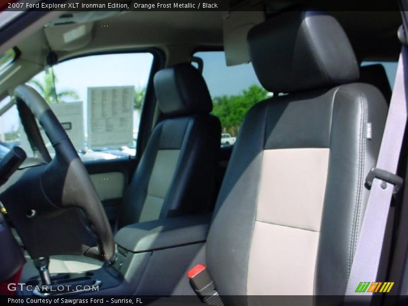 Orange Frost Metallic / Black 2007 Ford Explorer XLT Ironman Edition
