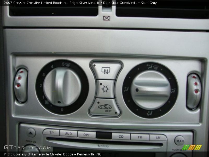 Bright Silver Metallic / Dark Slate Gray/Medium Slate Gray 2007 Chrysler Crossfire Limited Roadster