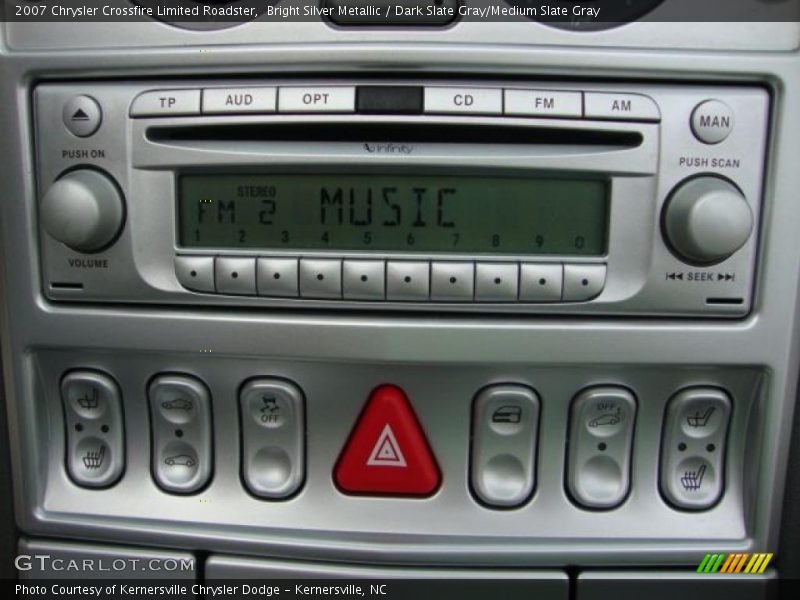 Bright Silver Metallic / Dark Slate Gray/Medium Slate Gray 2007 Chrysler Crossfire Limited Roadster