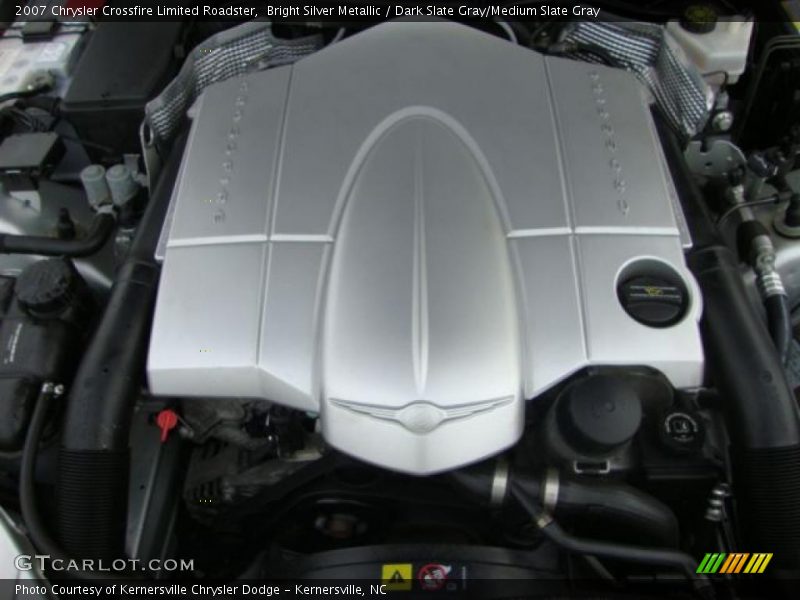Bright Silver Metallic / Dark Slate Gray/Medium Slate Gray 2007 Chrysler Crossfire Limited Roadster