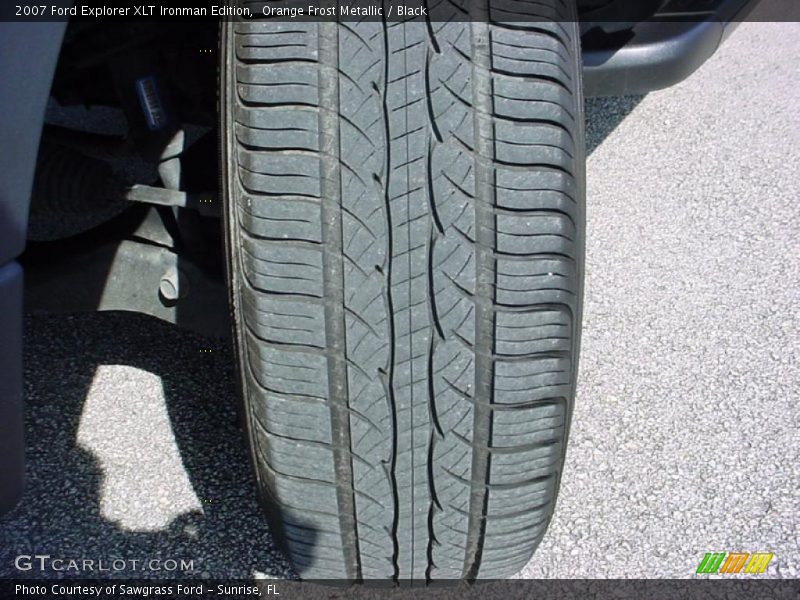Orange Frost Metallic / Black 2007 Ford Explorer XLT Ironman Edition