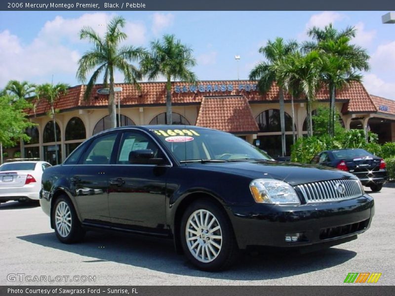 Black / Pebble 2006 Mercury Montego Premier