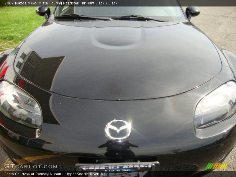 Brilliant Black / Black 2007 Mazda MX-5 Miata Touring Roadster