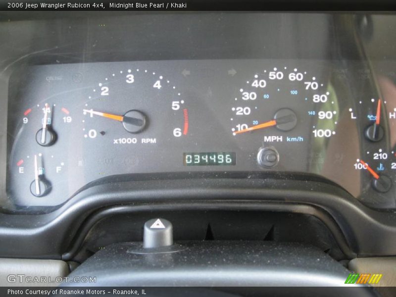 Midnight Blue Pearl / Khaki 2006 Jeep Wrangler Rubicon 4x4