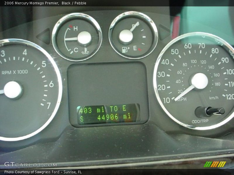 Black / Pebble 2006 Mercury Montego Premier