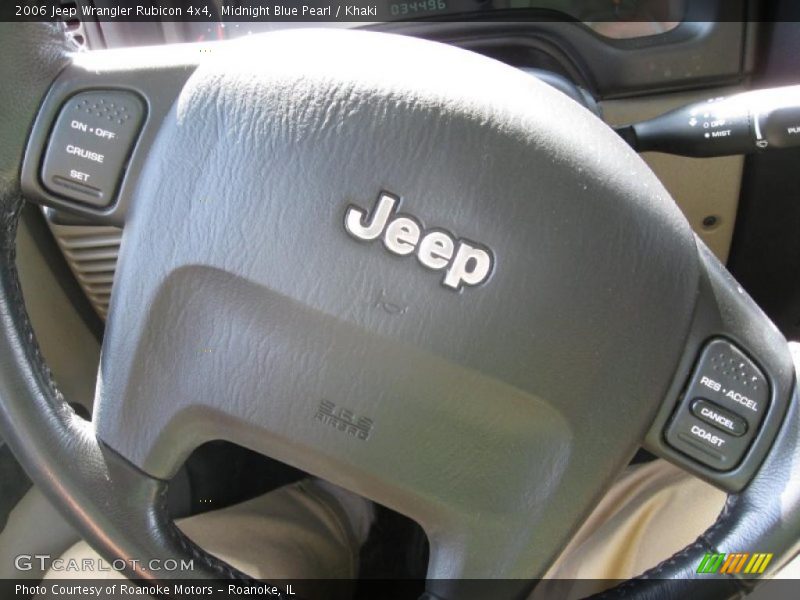 Midnight Blue Pearl / Khaki 2006 Jeep Wrangler Rubicon 4x4