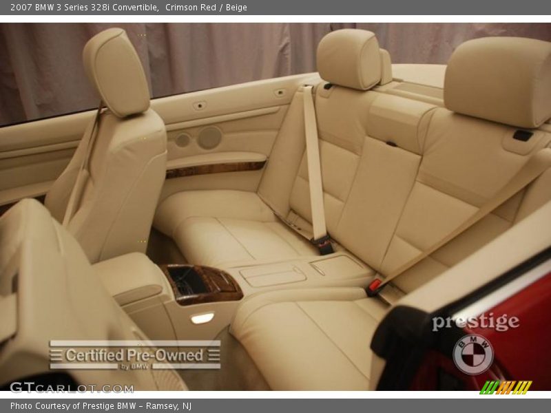 Crimson Red / Beige 2007 BMW 3 Series 328i Convertible