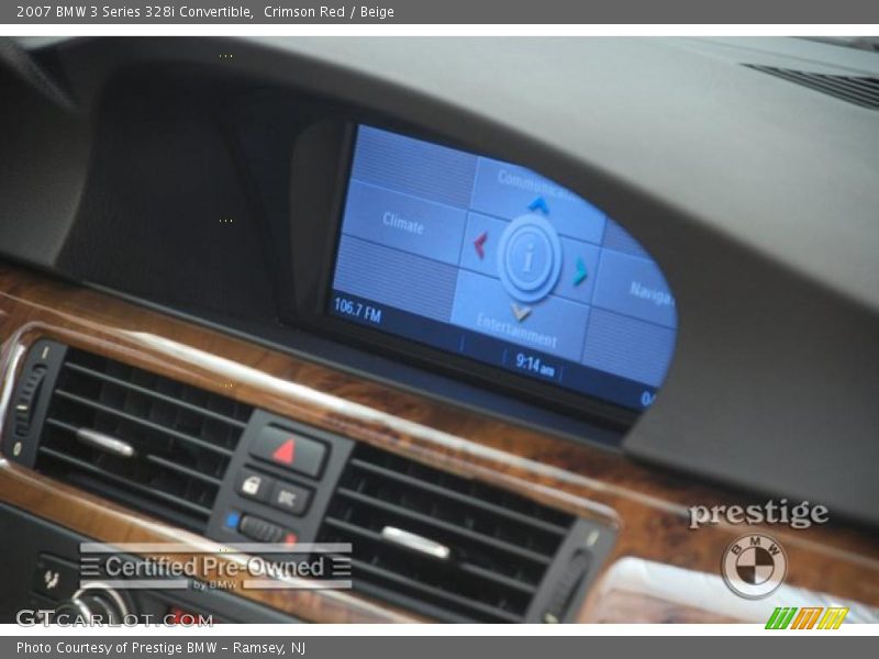 Crimson Red / Beige 2007 BMW 3 Series 328i Convertible
