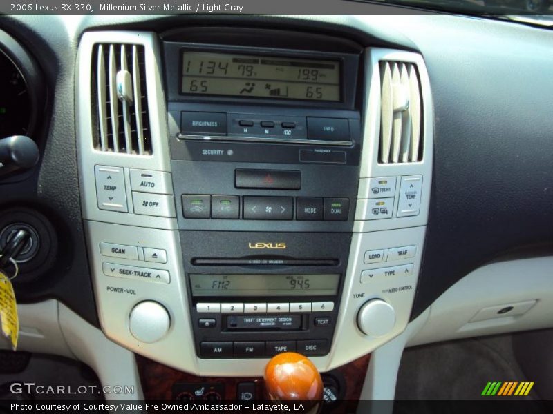 Millenium Silver Metallic / Light Gray 2006 Lexus RX 330