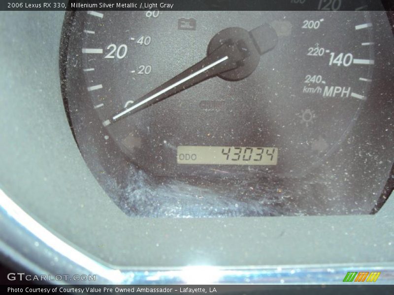 Millenium Silver Metallic / Light Gray 2006 Lexus RX 330