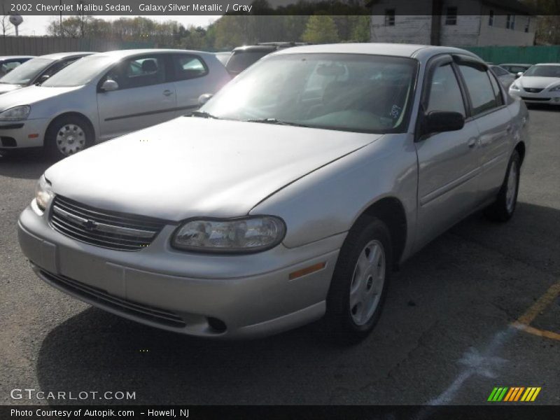 Galaxy Silver Metallic / Gray 2002 Chevrolet Malibu Sedan