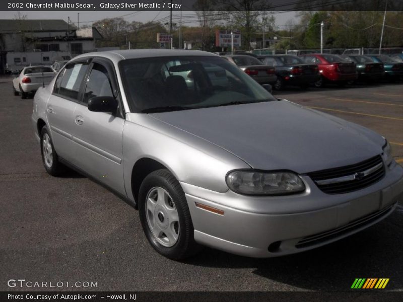 Galaxy Silver Metallic / Gray 2002 Chevrolet Malibu Sedan
