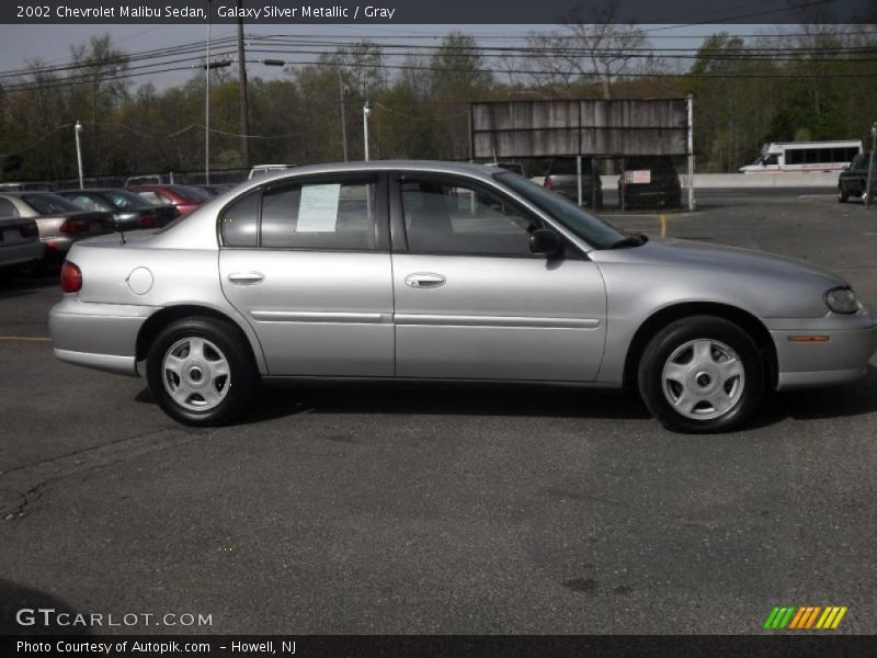 Galaxy Silver Metallic / Gray 2002 Chevrolet Malibu Sedan